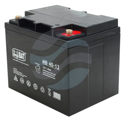 MEGABAT MB Akumulator VRLA 40Ah/12V (197*165*170mm) Śruba M6 (T16) 1