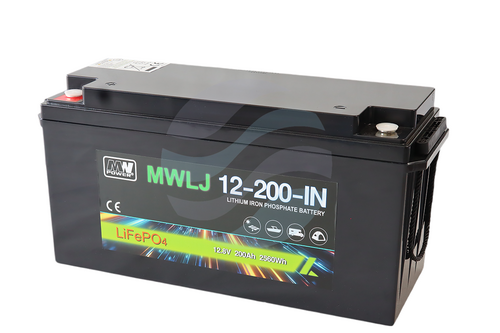 MW Power MWLJ Akumulator LiFePO4 200Ah/12.8V Śruba M8 (T60) 1