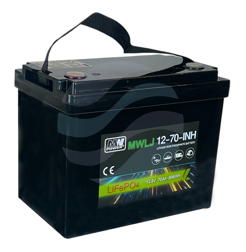 MW Power MWLJ Akumulator LiFePO4 70Ah/12.8V (260*168*209mm) Śruba M6 (T16) 1