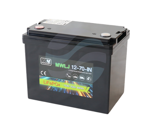 MW Power MWLJ Akumulator LiFePO4 70Ah/12.8V (260*168*209mm) Śruba M6 (T16) 1