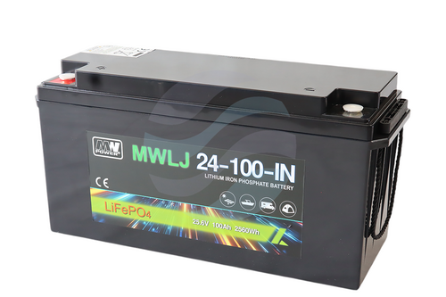 MW Power MWLJ Akumulator LiFePO4 100Ah/25.6V (483*170*240mm) Śruba M8 (T60) 1
