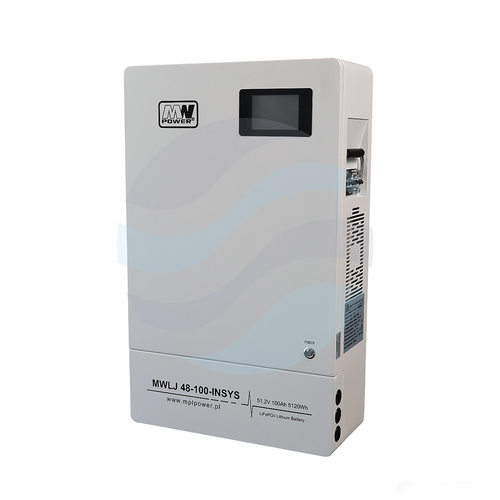 MW Power MWLJ Akumulator LiFePO4 100Ah/51.2V (440*420*133mm) Śruba M10 1