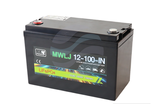 MW Power MWLJ Akumulator LiFePO4 100Ah/12.8V Śruba M8 (T60) 1