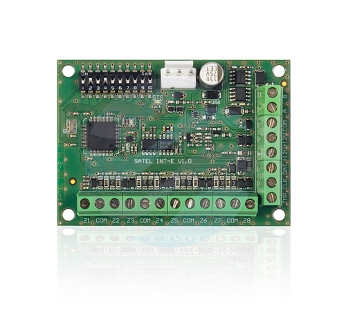 SATEL INT-E Ekspander wejść do 8x (NO, NC, EOL, 2EOL/NO, 2EOL/NC), RS-485, Grade 3 1