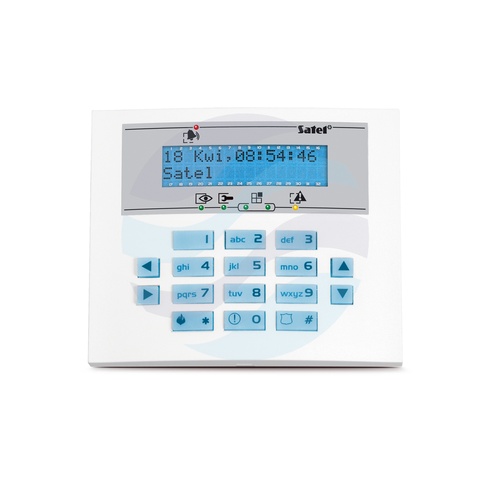 SATEL INT-KLCDS-BL Manipulator LCD do Integry, podświetlenie niebieskie 1