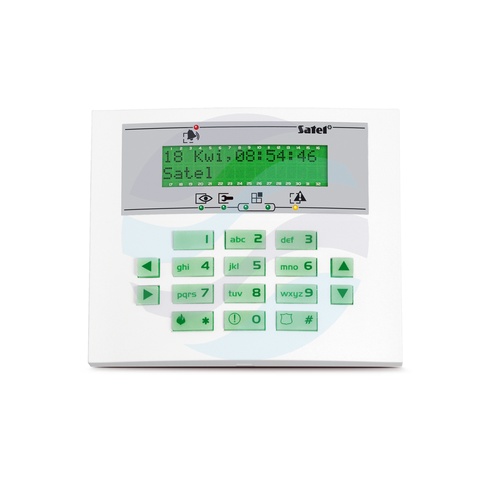 SATEL INT-KLCDS-GR Manipulator LCD do Integry, podświetlenie zielone 1