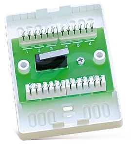 SATEL MZ-2 CT Moduł zacisków montażowych, 22 zaciski typu krone, 24 V AC/DC, 500 mA, biały 1