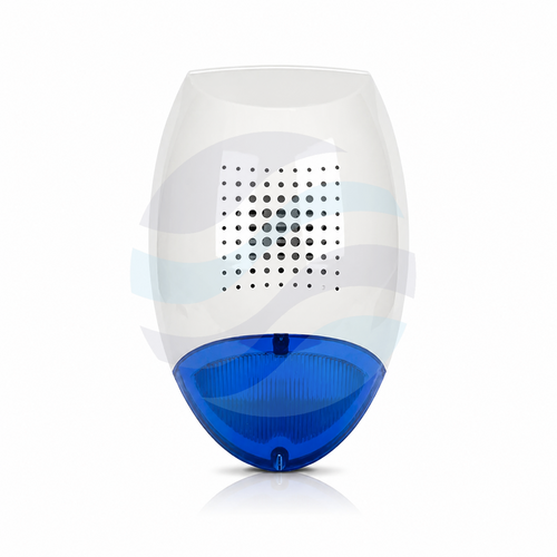 SATEL SD-3001 BL Zewnętrzny sygnalizator optyczno-akustyczny 120 dB, superjasne diody LED, przetwornik dynamiczny, niebieski 1