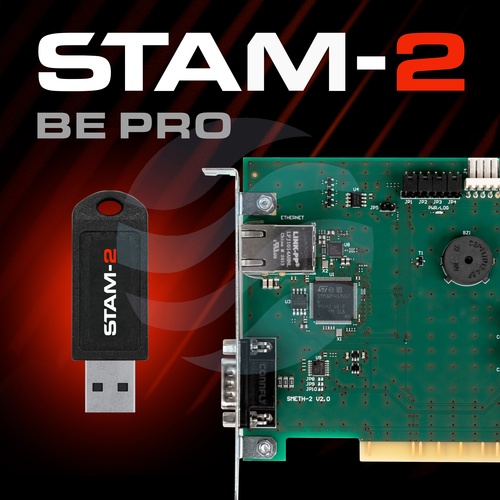 SATEL STAM-2 BE Pro Zestaw monitorujący, karta STAM-1 PE, program STAM-2 Pro, 10 stanowisk, klucz USB 1