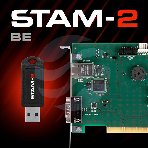 SATEL STAM-2 BE Zestaw monitorujący, karta STAM-1 PE, program STAM-2 BASIC, 3 stanowiska, klucz USB 1