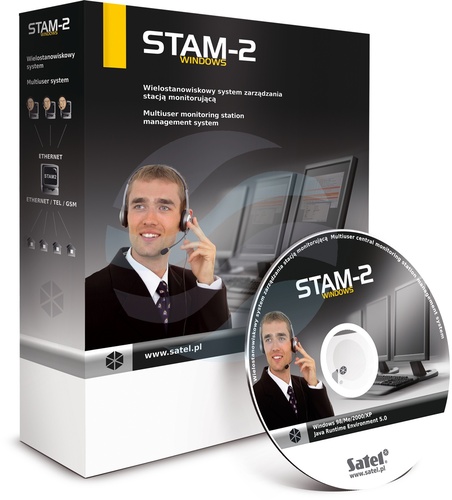 SATEL STAM-2 UE Rozszerzenie STAM-2 BS, licencja z 3 do 10 stanowisk 1