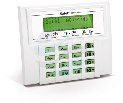 SATEL VERSA-LCD-GR Manipulator LCD do central z serii VERSA, podświetlenie zielone 1
