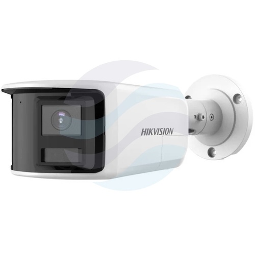 Hikvision DS-2CD2T43G2P-LISU/SL (180°) Kamera IP 4Mpix panoramiczna 180° bullet 2.8mm, 0.005lux, F1.6, Smart Hybrid Light... 1