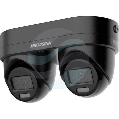Hikvision DS-2CD2346G3D-IZ2UY/SL(2.8/4) BLACK Kamera IP 4Mpix+4Mpix multisensoryczna kopułkowa, 2x niezależny obiektyw... 1