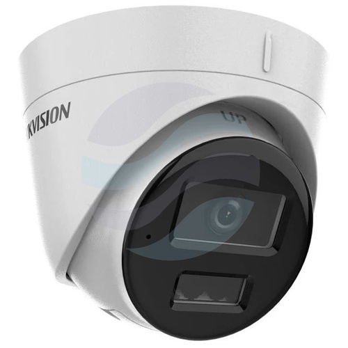 Hikvision DS-2CD1323G2-LIU(2.8mm)(PL) Kamera IP 2Mpix kopułkowa 2.8mm, 0.005lux, F1.6, Smart Hybrid Light, MD 2.0, DWDR, IR LED/LED biały do 30m, mikrofon, IP67, biała 1