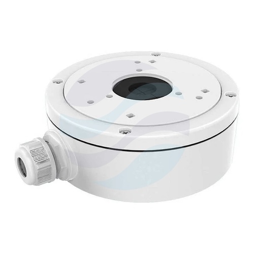 Hikvision DS-1280ZJ-S-Y Puszka przyłączeniowa do kamer kopułowych, metalowa, 171.7×137×54mm, nośność ok. 3kg, biała 1