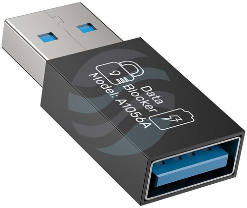 Unitek A1056ABK01 Adapter USB-A DataShield blokujący transmisję danych, ładowanie 10W, czarny, zestaw 2 szt. 1