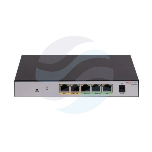 Hikvision DS-3WG105G-SI Router sieciowy 5-portowy Gigabit, 2x WAN + 3x LAN, Multi-WAN, VPN, kontroler do 32 punktów dostępowych... 1