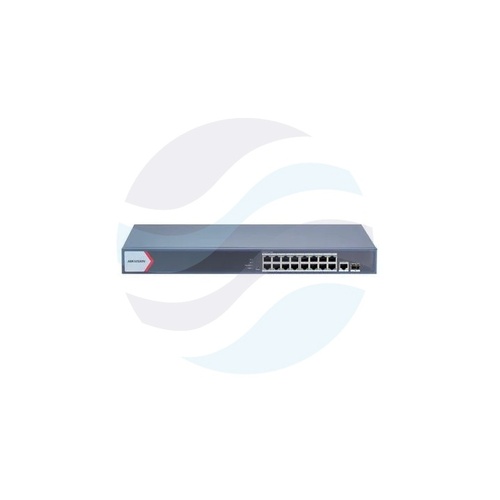 Hikvision DS-3E1518P-EIV2 Switch PoE zarządzalny 16x Gigabit PoE 802.3af/at, 1x Gigabit RJ45, 1x Gigabit SFP, budżet PoE... 1