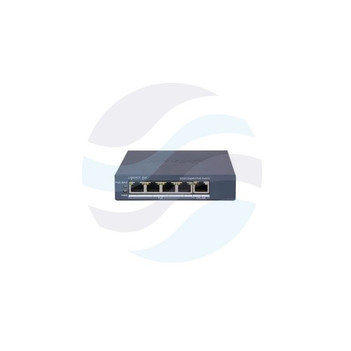 Hikvision DS-3E1505P-EI Switch PoE Smart 4x 10/100/1000Mb/s PoE 802.3af/at, 1x Gigabit RJ45, budżet PoE 60W, VLAN, STP/RSTP... 1