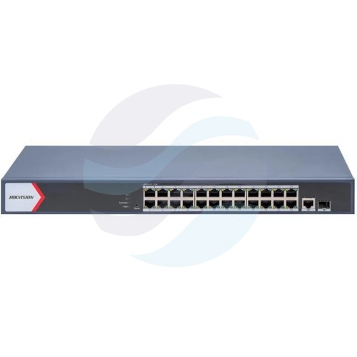 Hikvision DS-3E1526P-EI V2 Switch gigabitowy Smart Managed PoE+ 24x RJ45 PoE 802.3af/at, 1x RJ45 Gigabit i 1x SFP Gigabit... 1