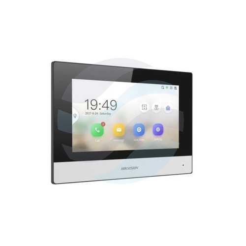 Hikvision DS-KH6320Y-WTE2 Monitor wideodomofonowy 2-Wire IP 7 TFT IPS dotykowy, 1024x600, Wi-Fi, 8 wejść / 2 wyjścia alarmowe... 1