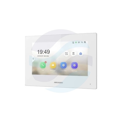 Hikvision DS-KH6320Y-WTE2#EU-W Monitor wideodomofonowy 2-Wire IP 7 TFT dotykowy, 1024x600, Wi-Fi, 8 wejść / 2 wyjścia... 1