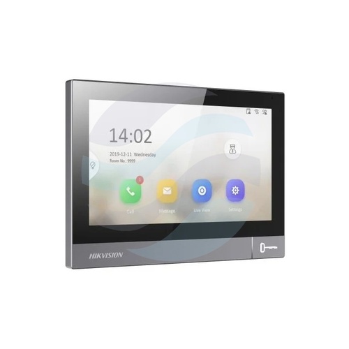 Hikvision DS-KH8381-TE1 Monitor wideodomofonu IP 7 IPS 1024×600, ekran dotykowy, obsługa do 16 kamer IP i 16 monitorów... 1