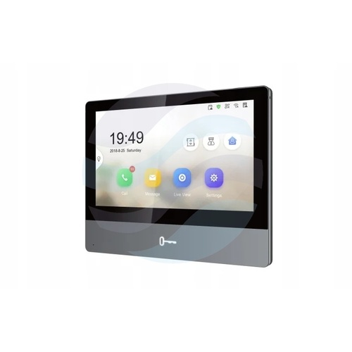 Hikvision DS-KH8350-TE1 Monitor wideodomofonu IP 7 cali, dotykowy LCD 1024x600, Ethernet 10/100Mb/s, PoE 802.3af, microSD... 1