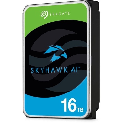 SEAGATE skyhawk AI 16 TB (ST16000VE005) Dysk CCTV do monitoringu 3.5" HDD, SATA III 6 Gb/s, 256 MB, 7200 obr./min 1
