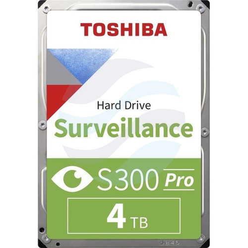 TOSHIBA S300 Pro 4 TB (MD10ADA400EV) Dysk CCTV do monitoringu 3.5" HDD, SATA III 6 Gb/s, 256 MB, 7200 obr./min 1