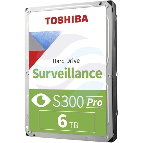 TOSHIBA S300 Pro 6 TB (MD10ADA600V) Dysk CCTV do monitoringu 3.5" HDD, SATA III 6 Gb/s, 256 MB, 7200 obr./min 1