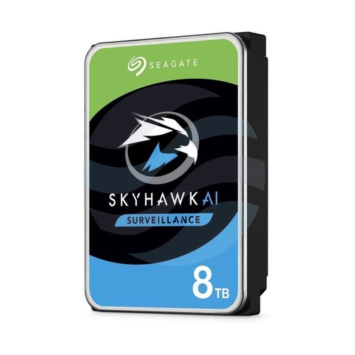 SEAGATE skyhawk AI 8 TB (ST8000VE001) Dysk CCTV do monitoringu 3.5" HDD, SATA III 6 Gb/s, 256 MB, 7200 obr./min 1