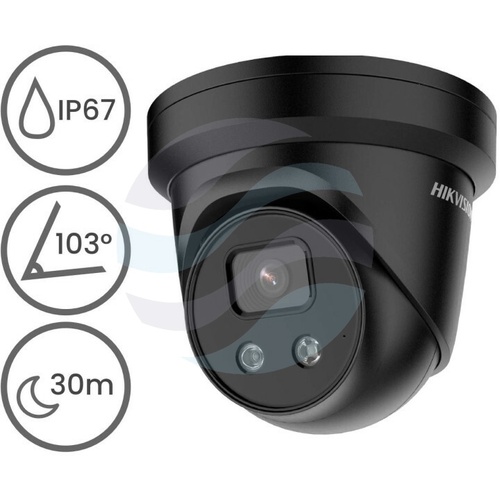 Hikvision DS-2CD2366G2-IU (C) Kamera IP 6Mpix kopułka 2.8mm, DarkFighter, IR 30m, WDR, IP67, H.265+, AI, czarna 1