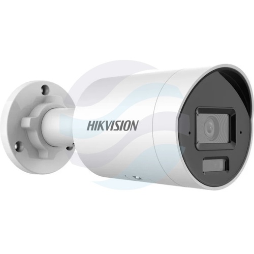 Hikvision DS-2CD2043G2-LI(2.8mm) Kamera IP 4Mpix bullet 2.8mm, 0.005lux, F1.6, Smart Hybrid Light, AcuSense, WDR 120dB, IR LED/LED biały do 40m, mSD do 512GB, IP67, biała 1
