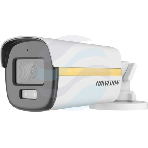 Hikvision DS-2CE12DF3T-LFS Kamera analogowa 4w1 HD 2Mpx, bullet 2,8mm, TVI/AHD/CVI/CVBS, Smart Hybrid Light , ColorVu, audio, WDR 130 dB, Smart IR/LED 40m, biała 1