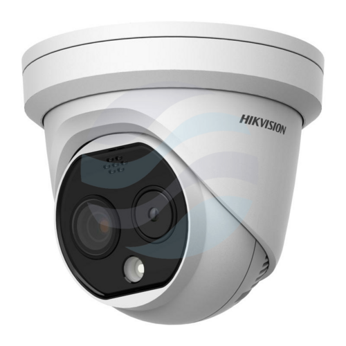 Hikvision DS-2TD1228-2/QA (2mm) Kamera IP termowizyjna 2mm, IR do 30m, detekcja pożaru, pomiar temperatury, IP66 1